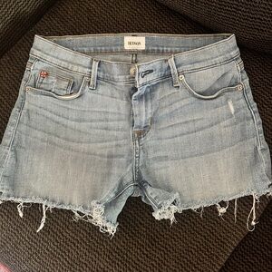 Hudson cut off Jean shorts